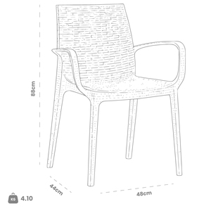 Muebles de Jardín, Silla de Plástico Barata, Apilable, de Alquiler, Moderna, Portátil para Exteriores, Venta al por Mayor, Patio, Balcón, Eventos, Fabricante de Resina - Product Image 5
