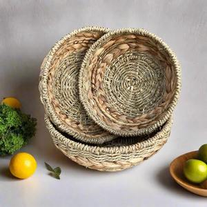 Petits paniers en jacinthe d'eau, prix de gros, panier en osier pour l'organisation des essentiels - Product Image 2