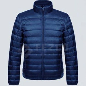Style personnalisé Vestes en laine bouffantes pour hommes avec col montant manches longues prix de gros veste personnalisée - Product Image 1