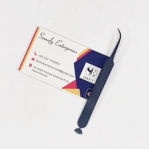 แหนบดัดขนตา Somofy Enterprises รุ่น Crown Design ปลายโค้ง สีดำ สแตนเลส ทนทาน ป้องกันไฟฟ้าสถิต ขนาด 10 มม. สำหรับขายส่ง - Product Image 4