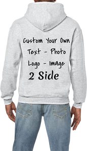 Heavy Duty 400gsm Hombres Sudadera de gran tamaño 100% algodón Color personalizado Sudadera con capucha Invierno Fleece Impresión en relieve ODM - Product Image 2