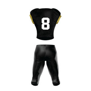 Ensemble d'uniformes de l'équipe de football américain Logo personnalisé Designs Nouvelle arrivée 2025 Tissu respirant Séchage rapide OEM Usine personnalisée - Product Image 2