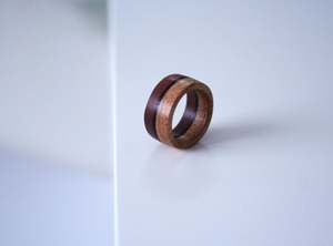 Double Acacia Finition Bois Décoration de Table Rond de Serviette Fabricant Antique Fini écologique cuisine restaurant maison mariage - Product Image 2