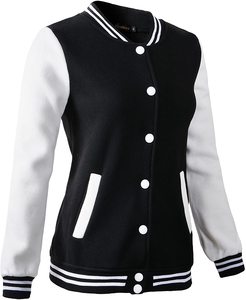 Nouvelle conception, veste universitaire pour homme en coton 100% respirant, taille plus, vente en gros, ensemble de veste bomber courte de baseball - Product Image 2