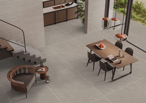 กระเบื้องปูพื้นพอร์ซเลนแบบด้าน 600×600 มม. กันลื่น สำหรับห้องน้ำ ผนังภายใน ดีไซน์มินิมอล - Product Image 5