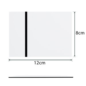 1.3mm White to <b>Black</b> Two-Tone <b>Acrylic</b> <b>Sheet</b> (4pcs) - Product Image 2
