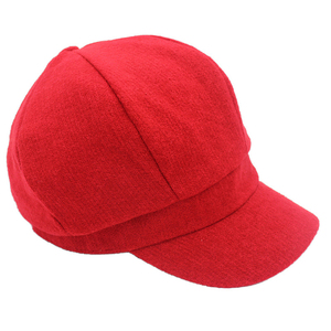 Otoño e Invierno cálido viento británico Octágono sombrero Ruili moda lana pintor sombrero literario Vintage Color sólido Newsboy sombrero - Product Image 3