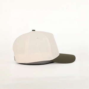 [Top Supplier] Two Tone Performance Golf <b>Hat</b> 5 Panel Structured Curved Bill Cap Custom 2D 3D Embroidery Logo Sport Headwear Bulk - Product Image 4