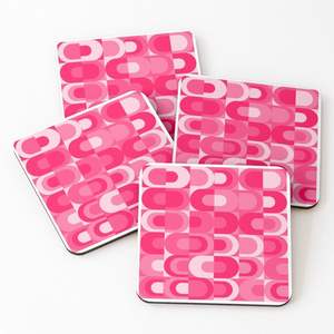 Top Quality Printed Personalized Wooden Coasters Set Wooden Rustic Woodland Animals Hand Carved Tea Coffee - Product Image 2