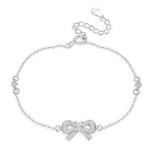 Jeulia Sterling <b>Silver</b> <b>Charm</b> <b>Bracelet</b> with Freshwater Pearl and Zircon - Product Image 1