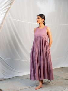 ชุดเดรสแขนสั้นคอวีลึกของผู้หญิงชุดเดรสแม็กซี่เดรสเอวสูงแบบผ่าข้าง - Product Image 2