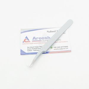 Pinzas profesionales para extensiones de pestañas con agarre de diamante de 90 grados con recubrimiento en polvo de acero inoxidable, venta al por mayor, logotipo personalizado de alta calidad - Product Image 5