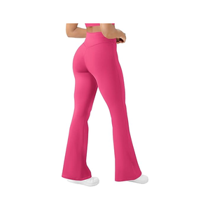 Leggings d'entraînement personnalisés pour femmes Scrunch Compression Butt Lifting Mid High Waist V Back Pantalon de yoga Taille élastique Leggings de yoga - Product Image 5