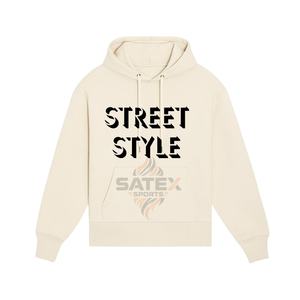 Sweat à capuche pour homme de haute qualité, poids lourd, 100% coton, broderie sur la poche, style streetwear, col à capuche, motif uni, hiver - Product Image 3