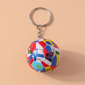 Mini llavero de fútbol 3D de moda, llavero de bola deportiva de acero inoxidable para hombres y mujeres para llavero de coche, bolso - Product Image 5