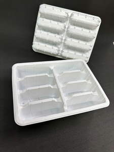 Barquette en plastique jetable de haute qualité en PP/PET, blanc laiteux, emballage complet avec service OEM/ODM complet - Product Image 4