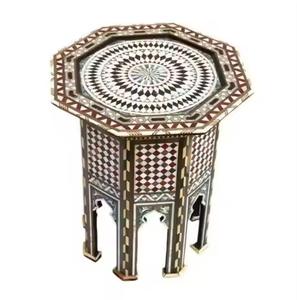 โต๊ะข้างฝังกระดูกที่มีเอกลักษณ์ด้วยหินอาเกต - Product Image 2