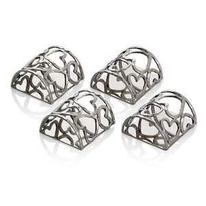 Anillo de servilleta de acero inoxidable en acabado pulido espejo con diseño elegante perfecto para vajilla de hotel y restaurante - Product Image 2