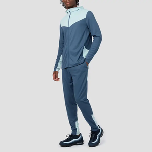 Conjunto de Chándal Deportivo para Hombre, Chaqueta Cortavientos con Capucha y Pantalones de Correr, Diseño Personalizado de Alta Calidad OEM para Invierno - Product Image 1