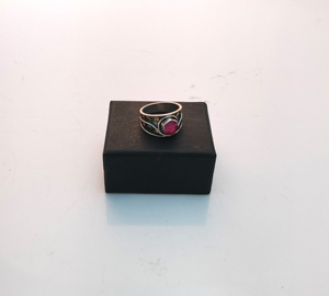 Anillos de compromiso de Plata de Ley 925 para mujer, joyería de Rubí, piedra preciosa redonda, anillo de plata a granel, joyería fina de boda, anillo de plata 925 - Product Image 3