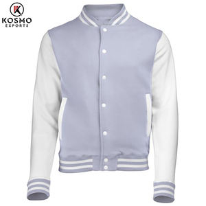 Logo personnalisé Veste universitaire à manches longues pour hommes Vestes universitaires Vestes universitaires vierges Logo personnalisé - Product Image 3