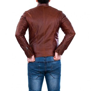 Manufacturer Custom Casual Black Zip up <b>Leather</b> <b>Jacket</b> Streetwear Vintage <b>Jackets</b> <b>Long</b> Sleeve Faux <b>Leather</b> <b>Jacket</b> - Product Image 2