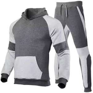 Ensemble de piste de sports d'hiver pour hommes en Polyester Slim Fit de haute qualité Survêtement de jogging uni décontracté intelligent pour l'entraînement - Product Image 5