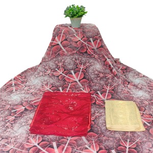 High Demanded No.1 Quality Jacquard Woven Slub Dirac Voile <b>Fabric</b> Digital Printed for Floral Pattern Dress for Girls Special - Product Image 3