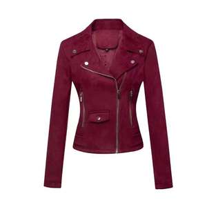 Veste universitaire courte pour femmes en gros Blouson aviateur Letterman en chenille avec broderie et logo personnalisé Streetwear - Product Image 4