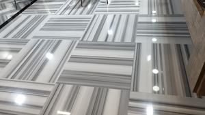 2023 Marmara Blanc Equateur Blanc Marbre Zèbre Blanc Marbre Dalles et Carrelage Finitions de Surface Mat Aiguisé Bain Salle de Bain Hammam Carreaux - Product Image 6