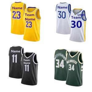 Camiseta de baloncesto de secado rápido antibacteriana transpirable y reversible, ropa de baloncesto de equipo de talla grande Unisex personalizada, venta al por mayor - Product Image 1