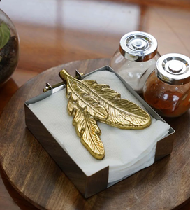 Luxury Design Gold Napkin Holder Best Quality Square <b>Tissue</b> <b>Paper</b> Holder Made of Brass Metal Trending at a Cheap Price - Product Image 3