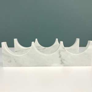 Soporte para Botellas de Vino de Mármol, Portátil, Duradero, Apto para Lavavajillas, Estilo Americano, Accesorios de Decoración de Lujo, The Craft Exim - Product Image 3