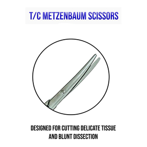 TC เบบี้ metzenbaum กรรไกร5.5นิ้วตรงซุปเปอร์คัทสัตวแพทย์เยอรมัน - Product Image 2