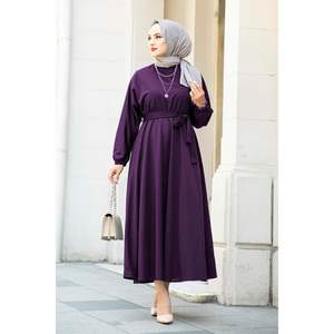 Vestido Hijab con Cinturón para Mujer, Modelo TR 100MD-10528 MR - Product Image 4