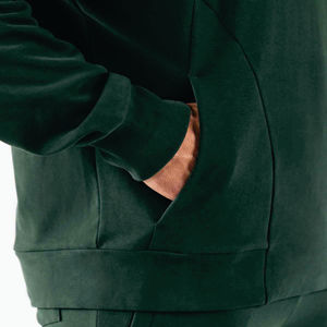 Long Sleeve Hooded Pullover Fleece Gym Plus Size Men's Hoodies Sweatshirt Plain Tracksuit Running Sportswear - Product Image 6