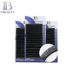 การต่อขนตา I-BEAUTY-Ib ขนตาแบนรูปไข่ (ขนตาแบบนุ่มพิเศษ) Ib ขนตาเกาหลีคุณภาพสูง - Product Image 1