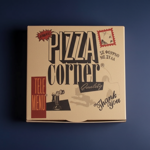 Boîte à pizza en papier kraft écologique personnalisée, qualité alimentaire, compatible micro-ondes, pour les restaurants de restauration rapide et les chaînes de pizzerias - Product Image 5