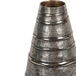 Gilver Rings <b>Vase</b> Small hand-finished aluminum <b>vase</b> with <b>gold</b> and silver effect rings for home decor Decoration - Product Image 5