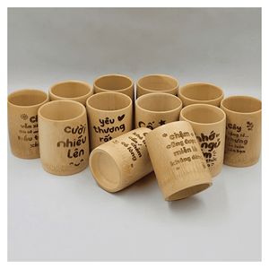 Vaso de Bambú Natural para Café, Bebidas Heladas y Servicio de Bebidas en Restaurantes, Origen Vietnam - Product Image 1