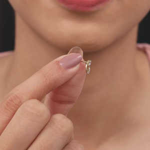 Luxurious Gold Glo Lab Grown Diamond <b>Earrings</b> Made for Timeless Beauty and High End <b>Fashion</b> Lovers - Product Image 6