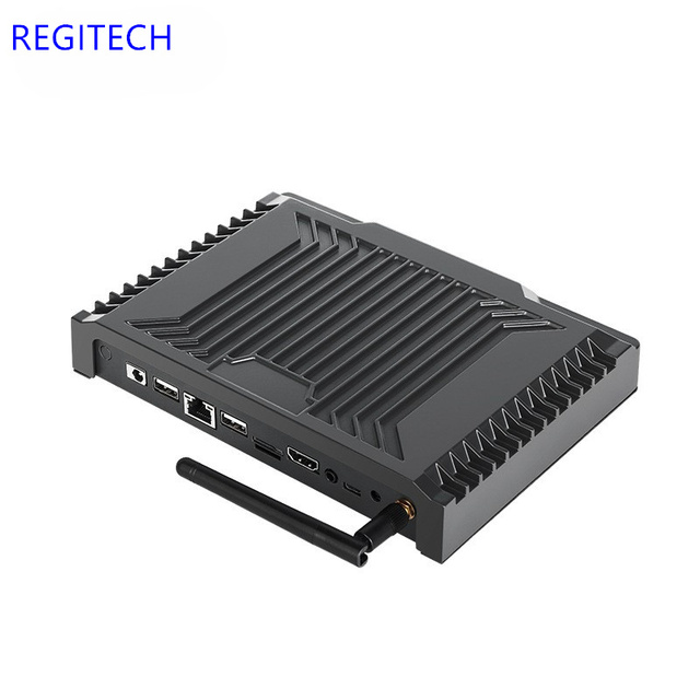 Fanless Embedded Vehicle Onboard Computer Intel I3/i5/i7 2 Lan 6 COM Rugged 4G Industrial Mini PC Smart Ignition Power Stock