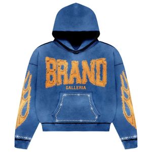 Simple Oversized Heavyweight Sun Faded Hoodie Fabricantes de ropa personalizada 500Gram Parche bordado logo Ropa Sudadera con capucha de lujo - Product Image 4