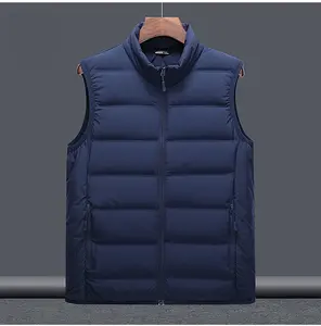 Veste softshell légère pour homme Veste sans manches coupe-vent doublée polaire pour le golf, la course et la randonnée - Product Image 1