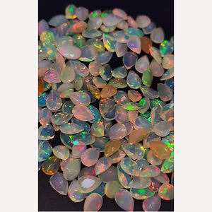 1140ชิ้นโอปอลเอธิโอเปียธรรมชาติที่มีไฟ6x4มม. 7x5มม. 8x6มม. รูปไข่ลูกแพร์กลมเหลี่ยมเพชรพลอย305 CTS มากขาย iroc ตัดเรา $257 - Product Image 1