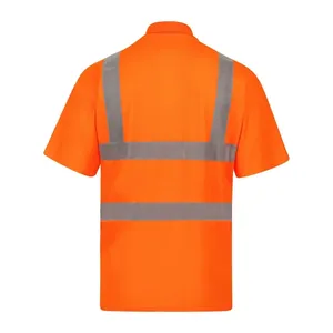 Polo Personalizzata in Policotone ad Alta Visibilità per Merchandising Promozionale - Product Image 4