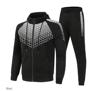Haute qualité hommes Jogging porter survêtement hommes sweat et Joggers survêtement ensemble 100% coton survêtements du Pakistan - Product Image 6