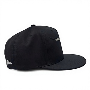 OEM ODM Wholesale Baseball <b>Hats</b> 6 Panel Custom 3D/2D Embroidery Logo <b>Flat</b> Brim Streetstyle Adjustable Outdoor Sport for Man - Product Image 3