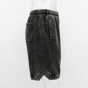 กางเกงขาสั้นผู้ชายผ้าฝ้ายแฟชั่นแบบลำลอง - Product Image 4