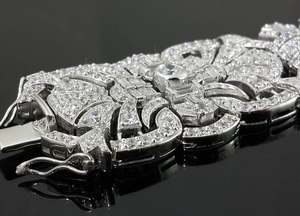 Pendentifs et breloques vintage en argent sterling 925 avec moissanite taille princesse, design filigrane, unisexe, de Adastra Jewelry - Product Image 3